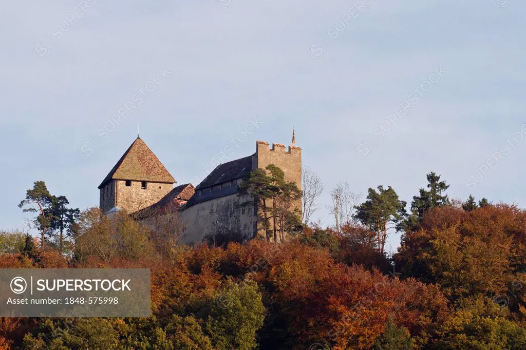 Burg Hohenklingen Castle, Stein am Rhein, Canton of Schaffhausen, Switzerland, Europe