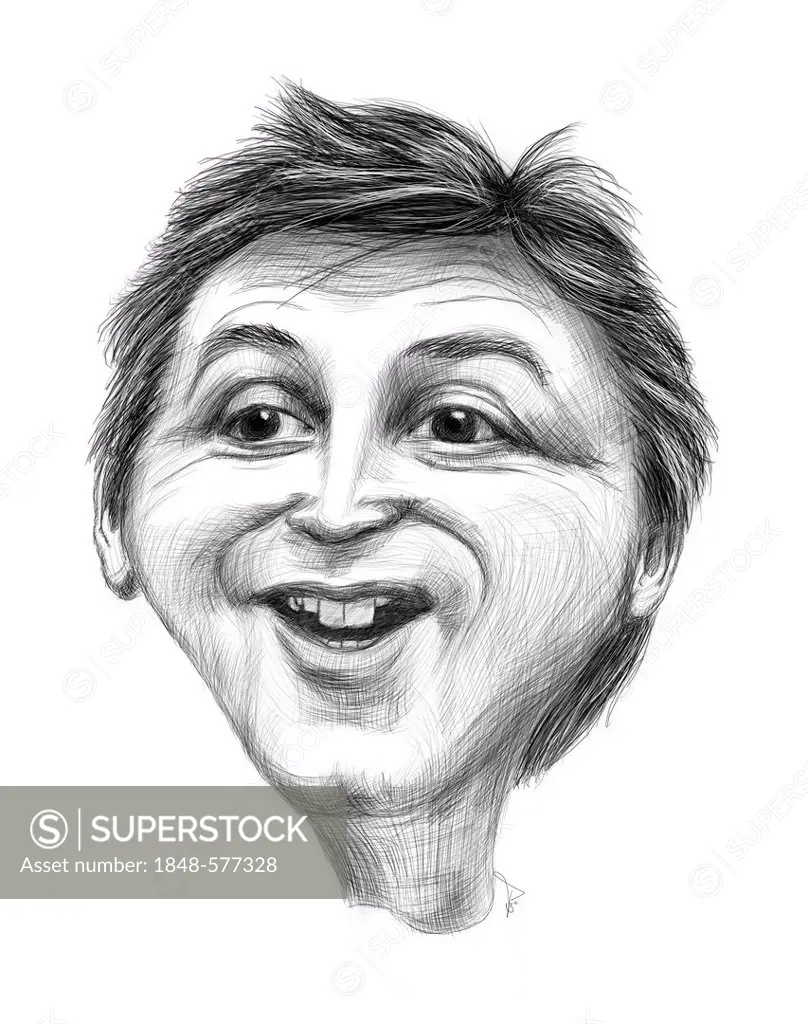 Caricature of Paul McCartney