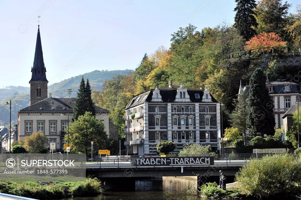 Trarbach district, Traben-Trarbach, Moselle River, Rhineland-Palatinate, Germany, Europe