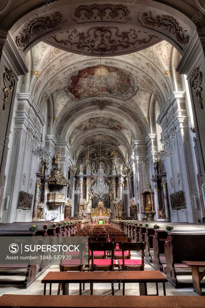 Parish church in Waidhofen an der Thaya, Waldviertel region, Lower Austria, Austria, Europe
