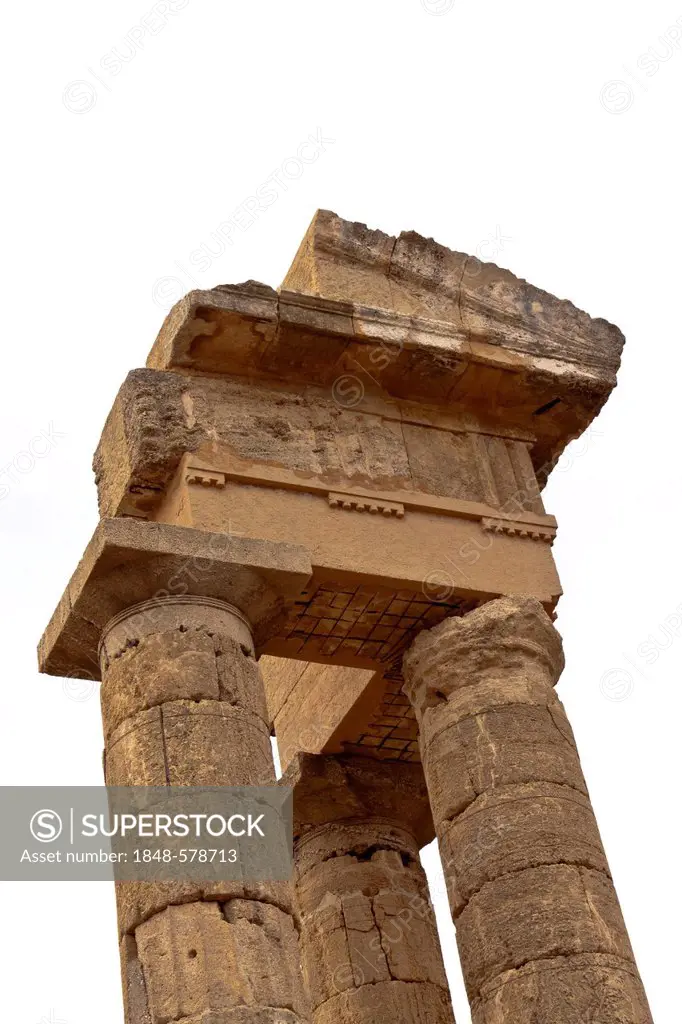 Temple of Apollo Pythios, city of Rhodes, Rhodos, Greece, Europe