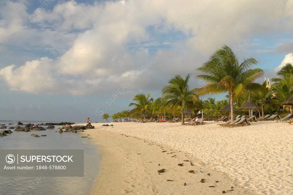 Beach near Pointe auch Piments, Mauritius, Africa, Indian Ocean