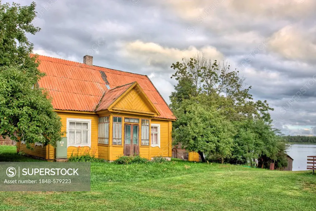 House in Suminai, Aukstaitijos National Park, Lithuania, Europe