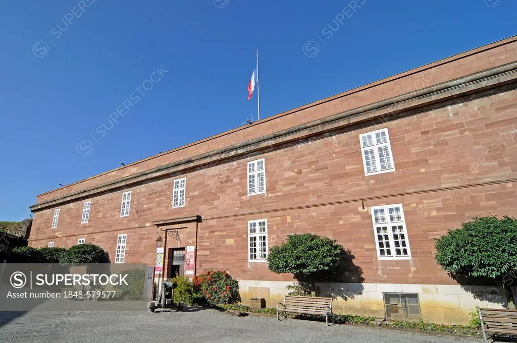 Historical Museum, citadel, fortress, Belfort, Franche-Comte, France, Europe