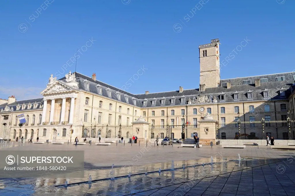 Ducal palace, city hall, Place de la Liberation Square, Dijon, Cote-d'Or, Bourgogne, Burgundy, France, Europe, PublicGround