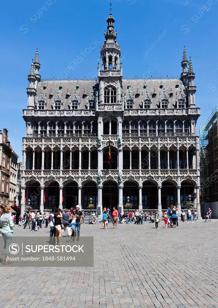 City Museum and Guild Halls on Grote Markt square, Grand Place, UNESCO World Heritage Site, Brussels, Belgium, Benelux, Europe
