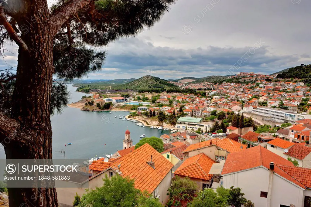 View of Sibenik, central Dalmatia, Adriatic coast, Croatia, Europe, PublicGround