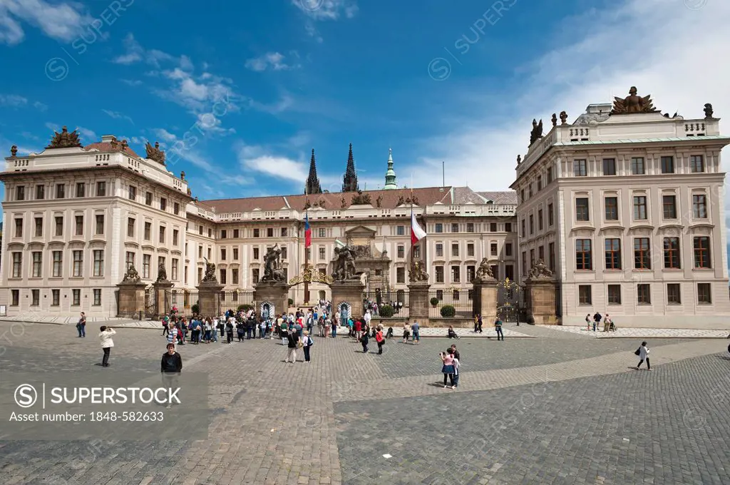 Prague Castle, Hradcin, Prague, Bohemia, Czech Republic, Europe