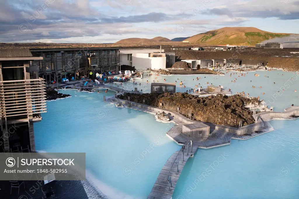 Blue Lagoon, hot springs and spa, Grindavik, Iceland, Europe