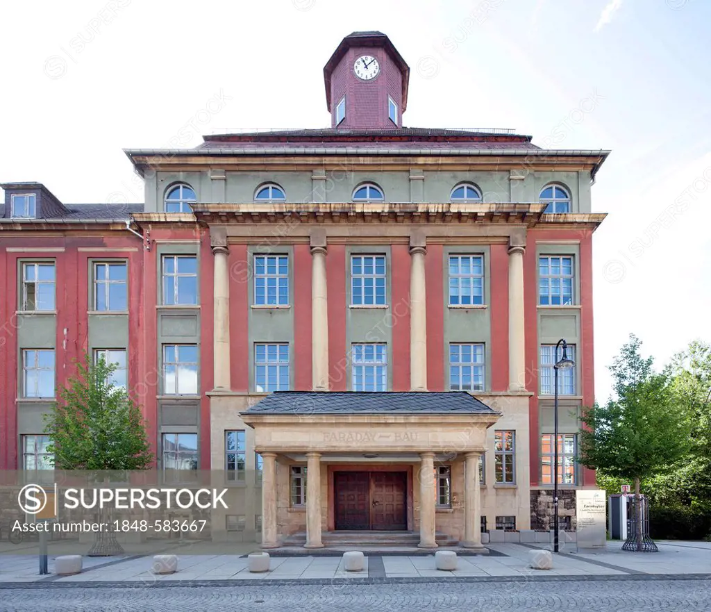Technical University of Ilmenau, Faraday Building, Ilmenau, Thuringia, Germany, Europe, PublicGround