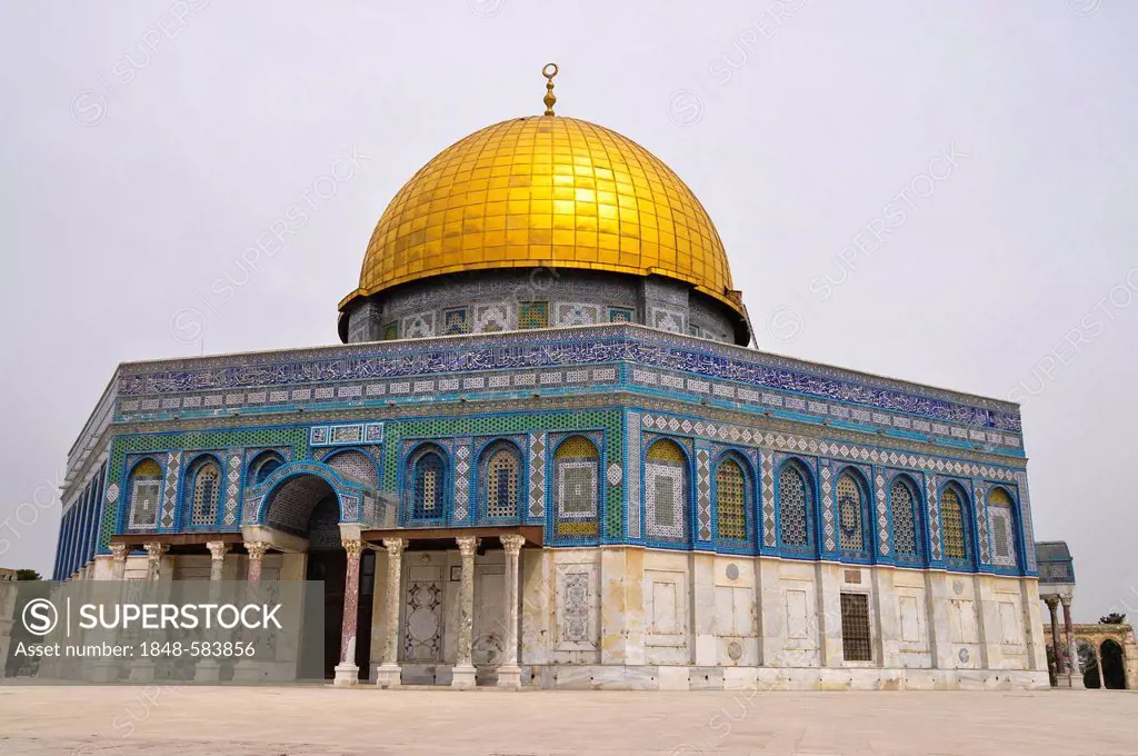 Dome of the Rock, Temple Mount, Old City of Jerusalem, Israel, Middle East, Southwest Asia