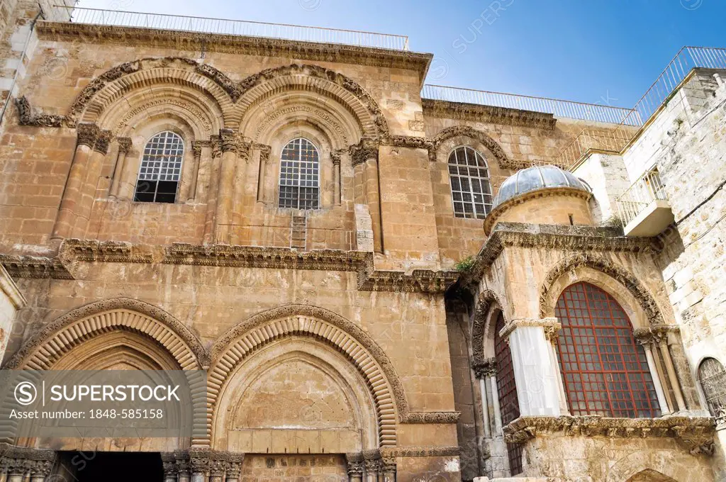 Church of the Holy Sepulchre, Christian quarter, Old City of Jerusalem, Israel, Middle East, Southwest Asia