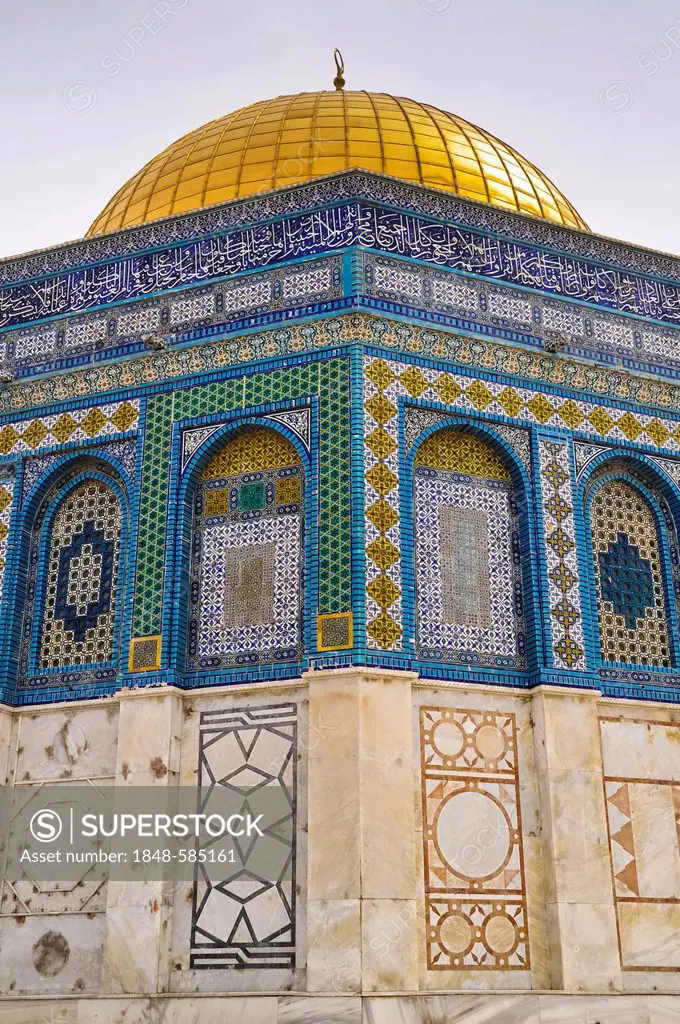 Dome of the Rock, Temple Mount, Old City of Jerusalem, Israel, Middle East, Southwest Asia