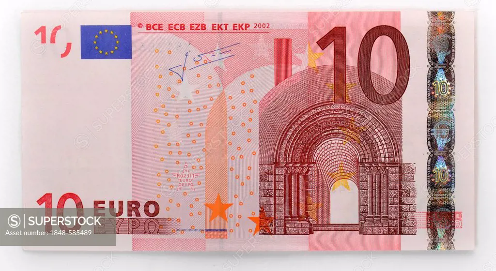 10-euro banknote, front