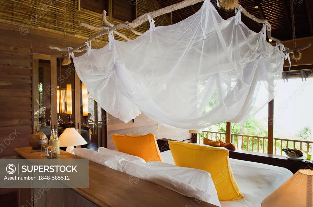 Luxury bungalow, luxury hotel, Six Senses Resort, Koh Yao Noi island, Phang Nga, Thailand, Southeast Asia, Asia