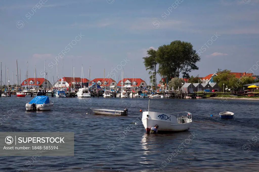 Port on Salzhaff, Baltic resort Rerik, Baltic Sea, Mecklenburg-Western Pomerania, Germany, Europe, PublicGround