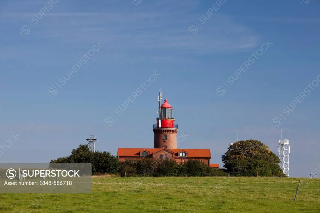 Lighthouse BUK, Bastorf, Landkreis Bad Doberan district, Baltic Sea, Mecklenburg-Western Pomerania, Germany, Europe, PublicGround