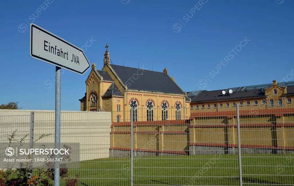 JVA Bautzen prison, formerly Bautzen I, Bautzen, Saxony, Germany, Europe