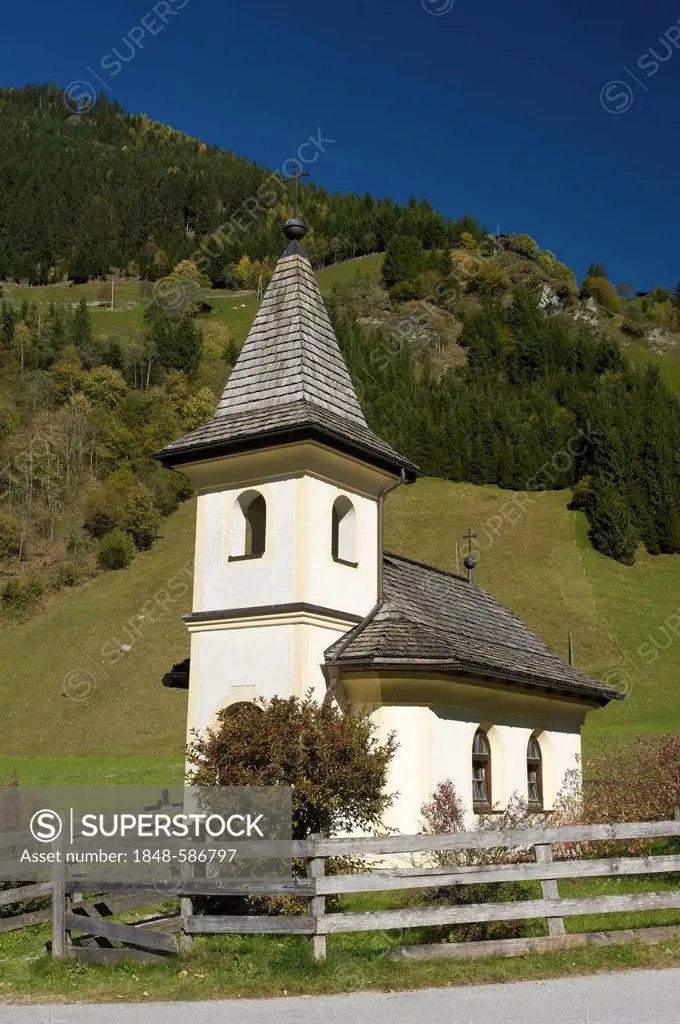 Chapel in Grossarltal valley in Pongau region, Salzburger Land, Austria, Europe