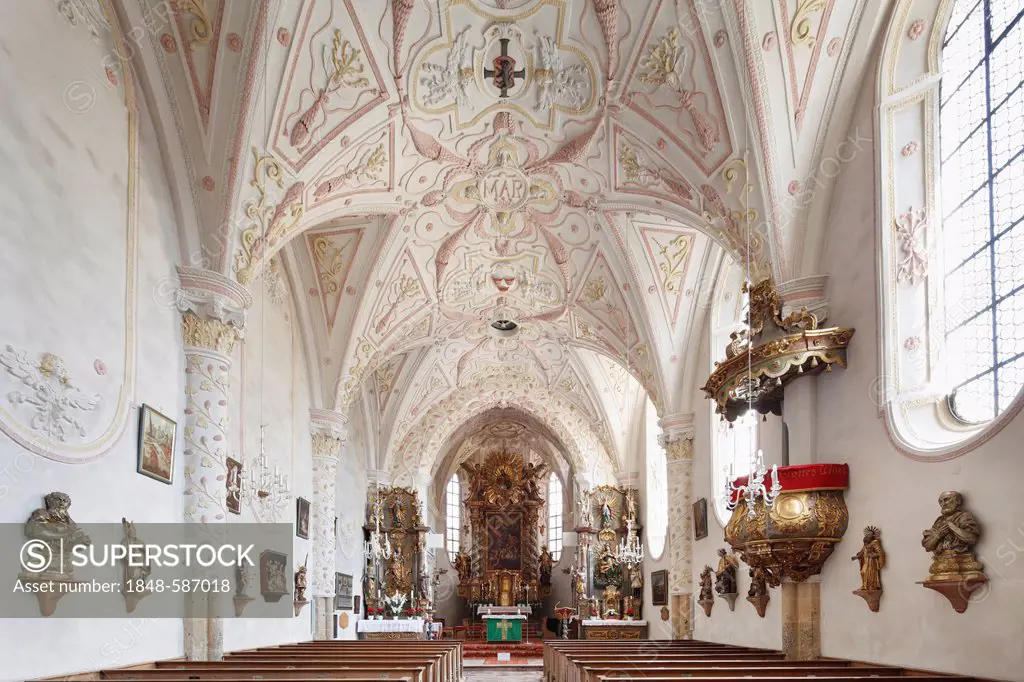 St Laurentius church, Rottach-Egern, Tegernsee Valley, Upper Bavaria, Bavaria, Germany, Europe