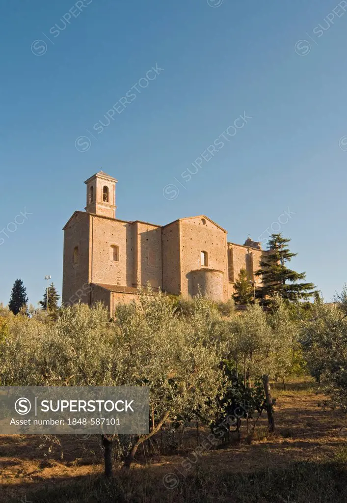San Giusto Nuovo Church, Chiesa dei Santi Giusto e Clemente, Volterra, Tuscany, Italy, Europe