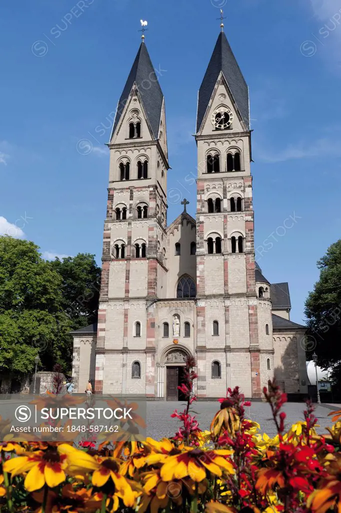 St. Castor's Church, Koblenz, Rhineland-Palatinate, Deutschland, Europe