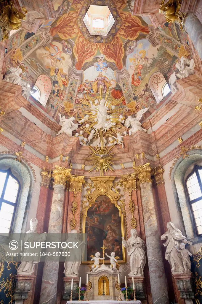 St Marien Catholic Church, Kloster Neuzelle abbey, Brandenburg, Germany, Europe