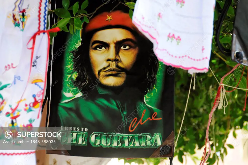 Che Guevara, image on a backpack, Nicaragua, Central America
