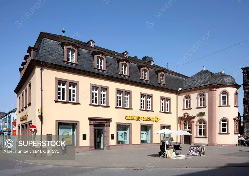 Former St.-Nikolaus-Hospital, office building, Trier, Rhineland-Palatinate, Germany, Europe, PublicGround
