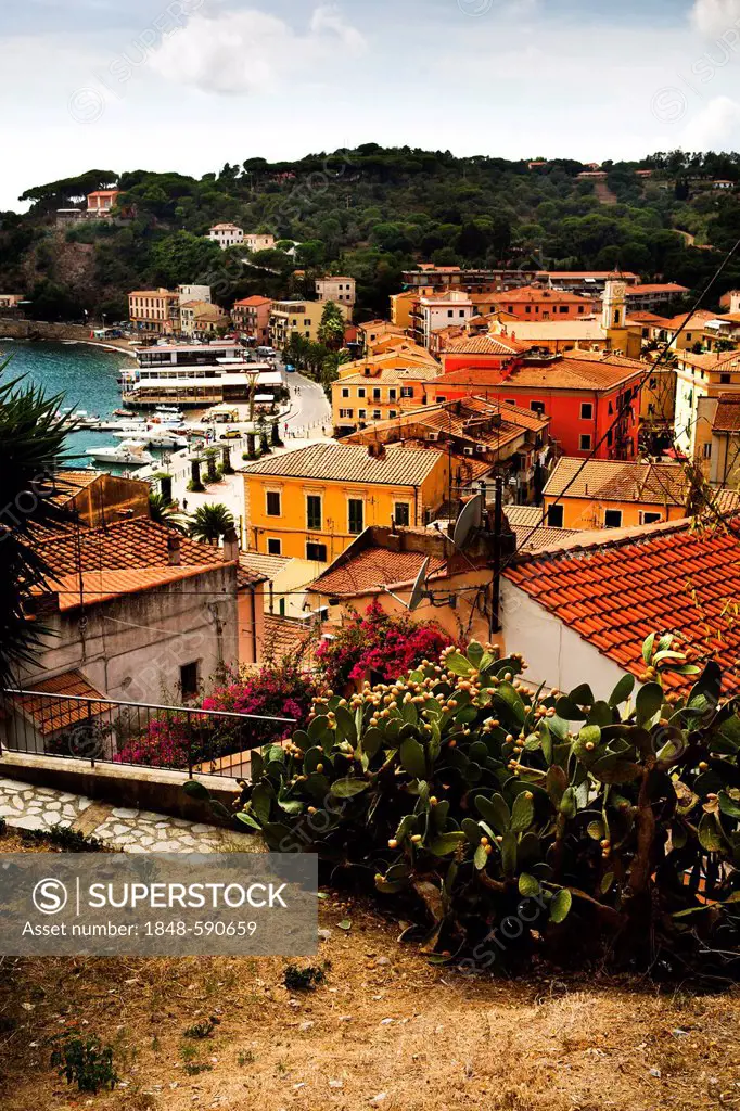 Townscape, Porto Azzurro, Elba Island, Italy, Europe