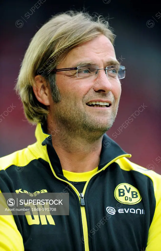 Juergen Klopp, coach of BVB, Borussia Dortmund, portrait, LIGA total! Cup 2011, pictured at match between FSV Mainz 05 0, vs Borussia Dortmund 1, Cofa...