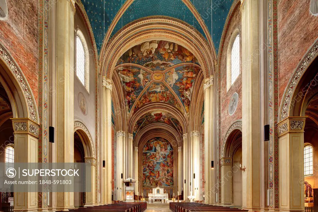 Ludwigskirche, Catholic Parish and University Church St. Louis, Munich, Upper Bavaria, Bavaria, Germany, Europe, PublicGround