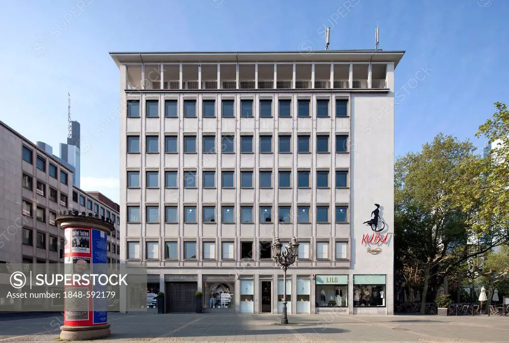 Office building on Opernplatz square, Frankfurt am Main, Hesse, Germany, Europe, PublicGround