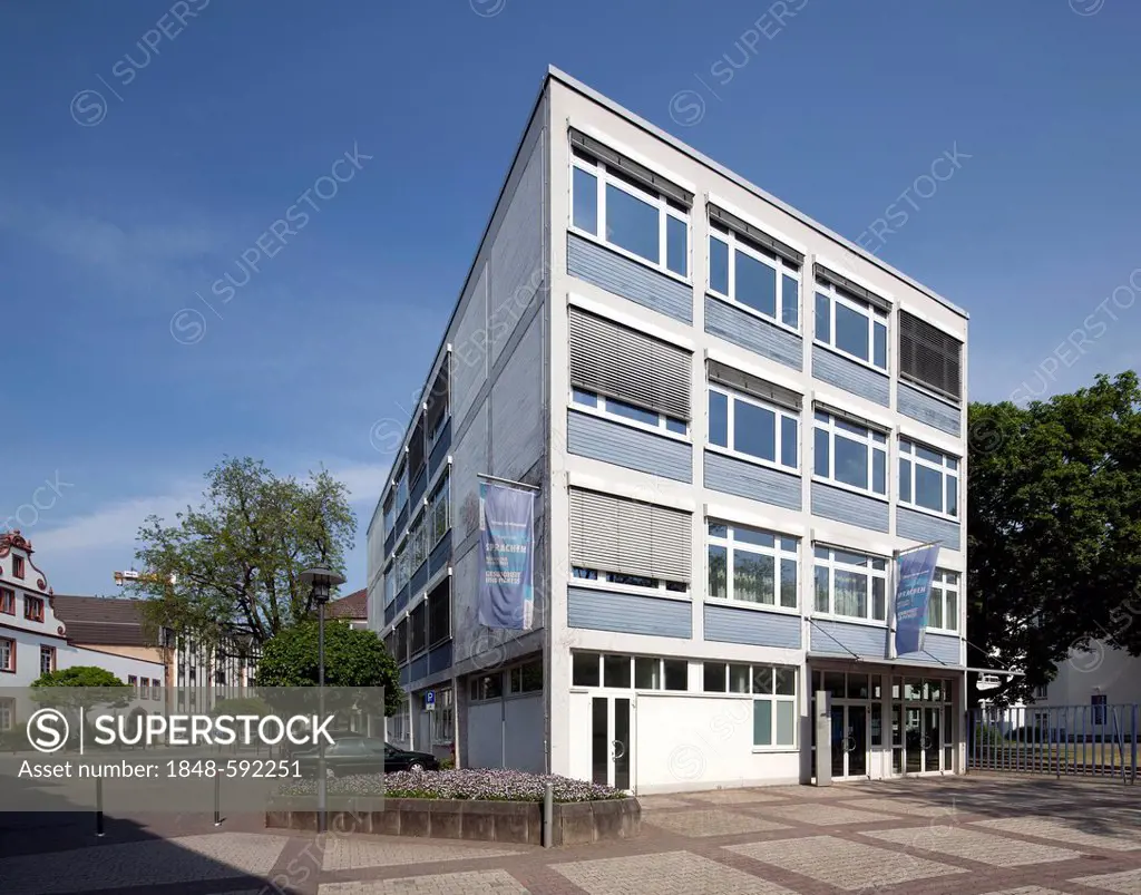Volkshochschule community college, Mainz, Rhineland-Palatinate, Germany, Europe, PublicGround