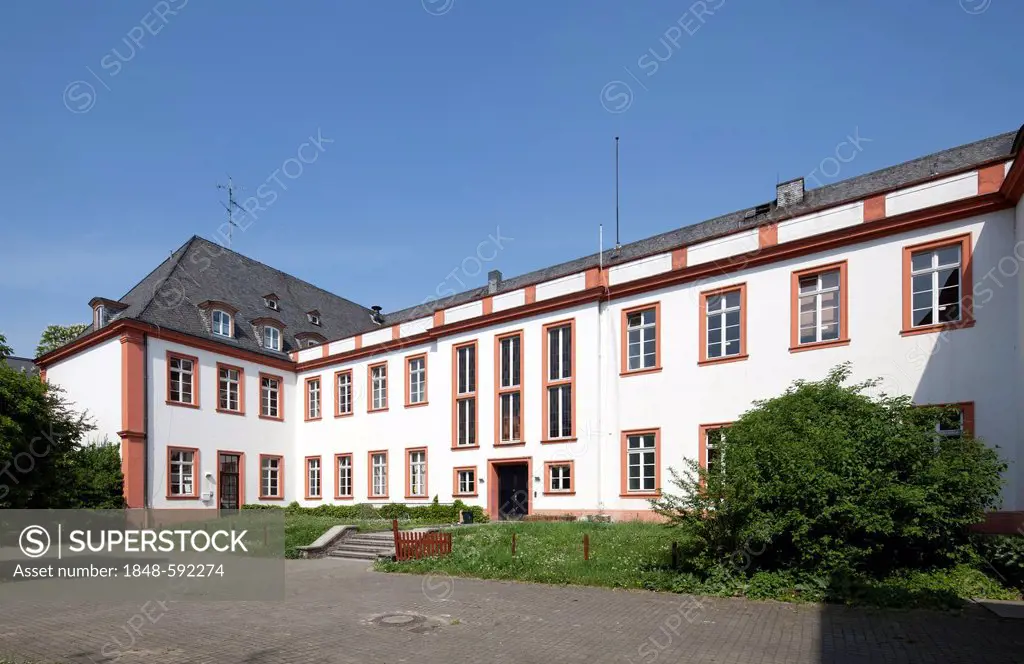 Former Schoenborner Hof, French Study Center, French Institute, Maison de France, Mainz, Rhineland-Palatinate, Germany, Europe, PublicGround