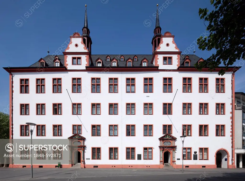 Old University, Domus Universitatis, Mainz, Rhineland-Palatinate, Germany, Europe, PublicGround