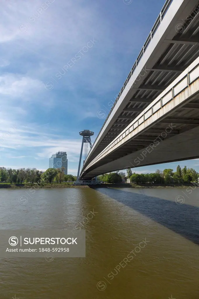 New Bridge, Nový Most, Bratislava, Slovak Republic, Europe