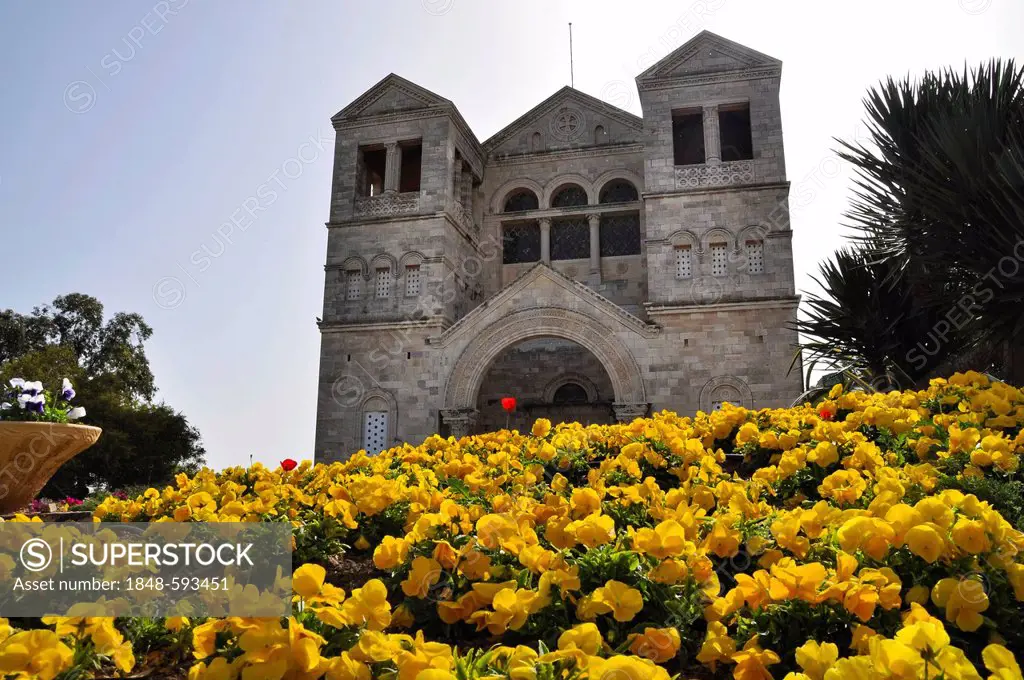 Church of the Transfiguration, Mount Tabor, Israel, Middle East, Southwest Asia, Asia
