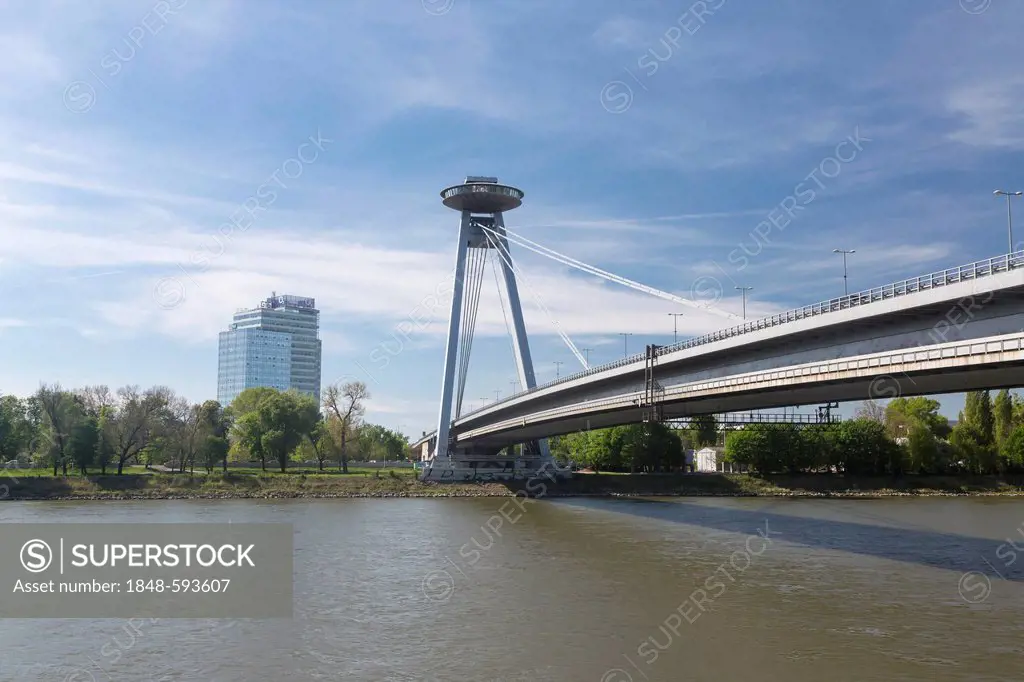 New Bridge, Nový Most, Bratislava, Slovak Republic, Europe