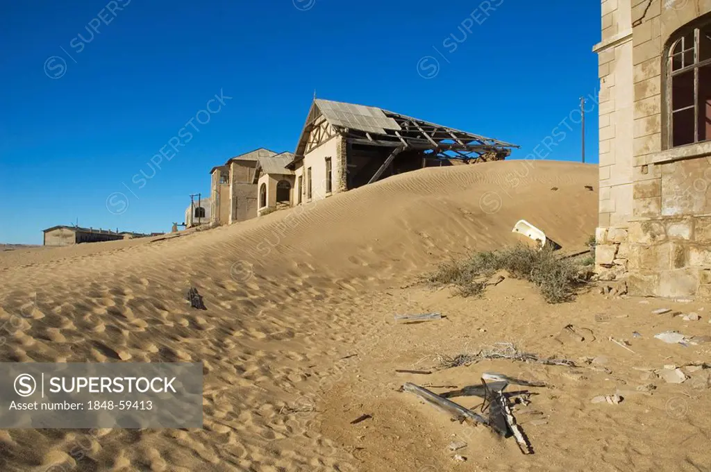 Kolmanskop, Ghost Town, former Diamond Mines, Namibia, South-West-Africa, Africa