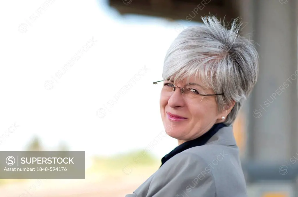 Woman, 50 +, smiling, portrait