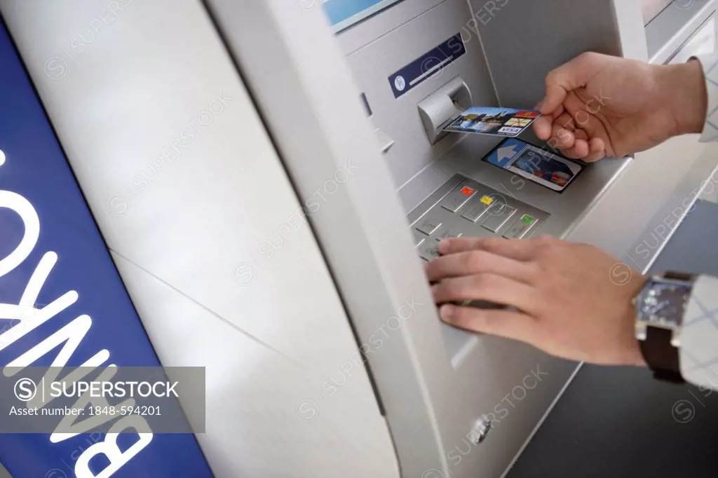 Withdrawing money from an ATM