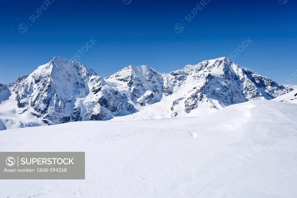 Koenigsspitze, Ortler and Zebru Mountains, Alto Adige, Italy, Europe