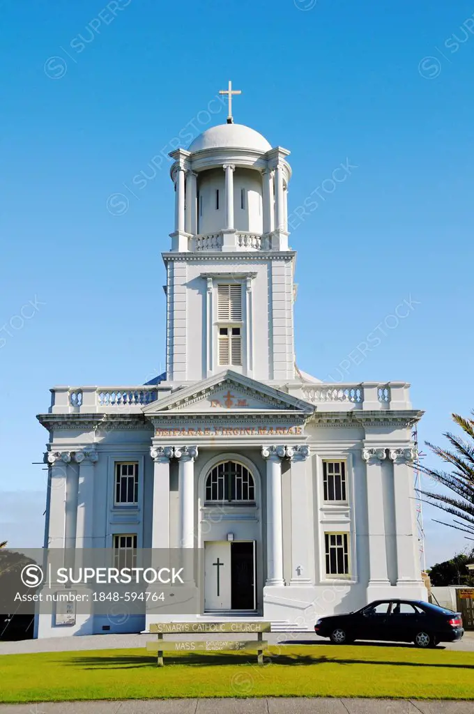St. Mary's Church in the town of Hokitika, West Coast of the South Island of New Zealand