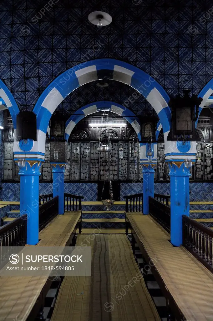 La Ghriba Synagogue, Djerba, Tunisia, Maghreb, North Africa, Africa