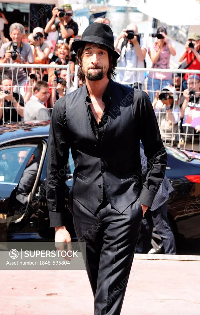 Adrien Brody arriving at the 64th International Film Festival in Cannes, France, Europe