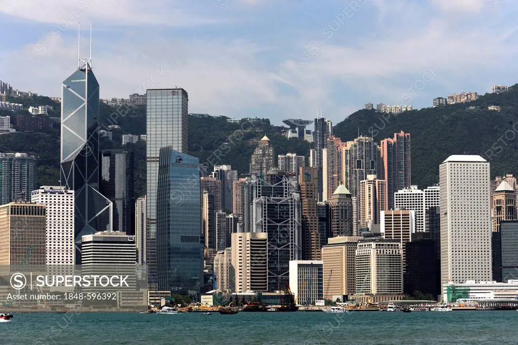 Skyline, Hong Kong, China, Asia