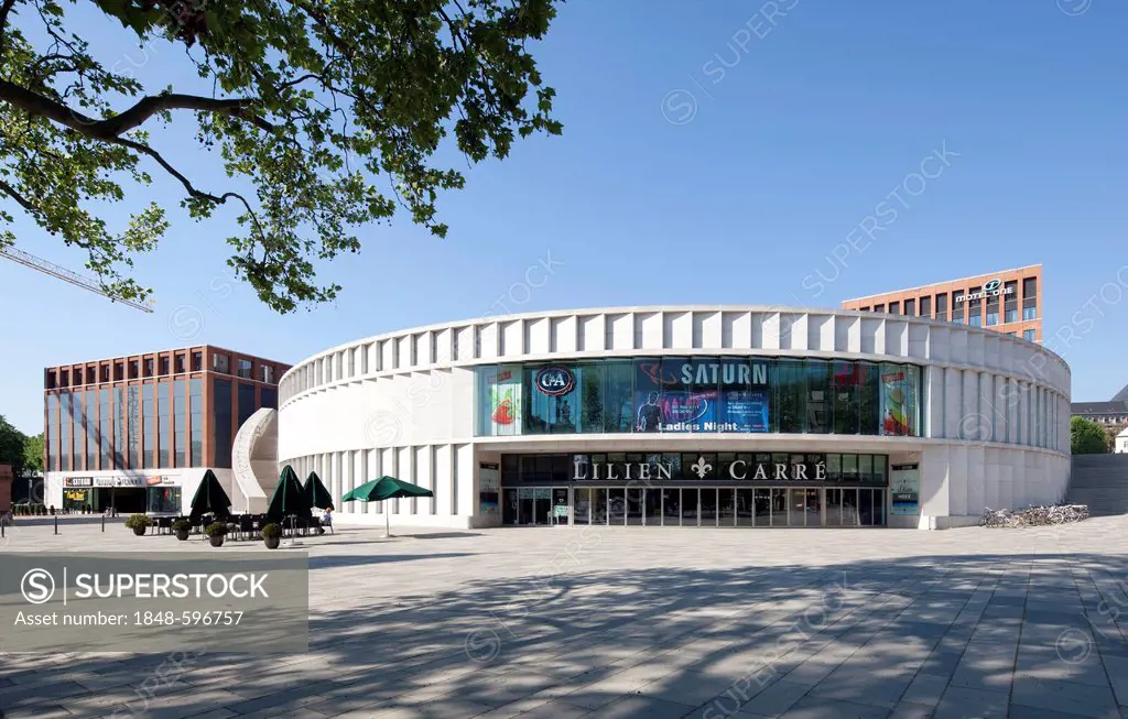Liliencarré shopping centre, Wiesbaden, Hesse, Germany, Europe, PublicGround