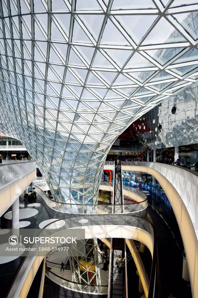 MyZeil shopping center, architect Massimiliano Fuksas, Frankfurt am Main, Hesse, Germany, Europe