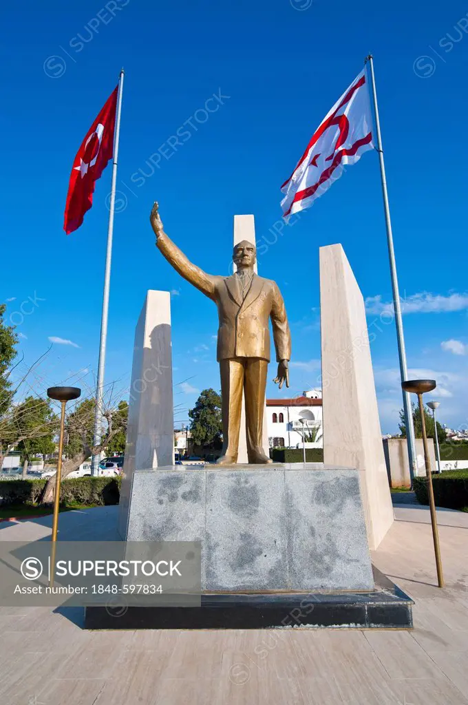 Monument for Mustafa Kemal Atatuerk, Turkish part of Cyprus